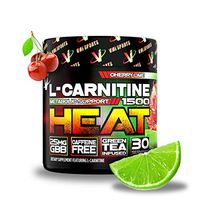 VMI Sports L-Carnitine 1500 Heat Powder, Extreme Fat Burner Pre Workout & Thermogenic Weight Loss Support, Improve Energy, Sweat & Fat Metabolism, Caffeine Free, for Men & Women, Cherry Lime 30sv