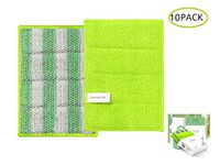 Double Sided Microfiber Cleaning Pad Washing Up Pad Wash and Scour Home and Kitchen Absorbent Cleaning Sponge (10)