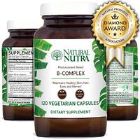 Natural Nutra Vitamin B Complex with Niacin, Folic Acid, Biotin, Whole Food Supplement, 120 Vegetarian Capsules