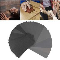 Samoii 120 to 3000 42-Sheet Waterproof Assorted Grit Sandpaper for Wood Furniture Finishing, Metal Sanding and Automotive Polishing, Dry or Wet Sanding, 9 x 3.6 Inch