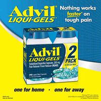 Advil Liqui-gels, 240 Capsules - COS