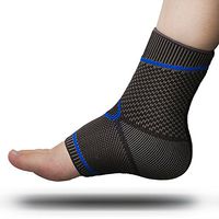 Premium Foot Sleeve and Ankle Brace Compression Support by FOMI Care | (Large/XLarge) | Stabilizing Sock Wrap for Plantar Fasciitis, Stiff or Sore Muscles | Reduces Swelling, Comforts Heal Spurs
