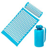 Acupuncture Mat and Pillow Set, Acupressure Massage Pad Multifunction Relaxation Tool with Portable Bag