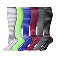 Womens Compression Socks Knee High Running 15-20mmHg Compression Socks for Women and Men-Best Medical,for Running,Athletic,Circulation & Recovery