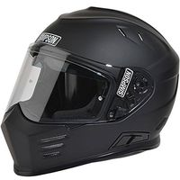 Simpson GHOST Bandit Full Face Motorcycle Helmet Matte Black Men's Size MEDIUM