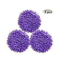 Xifando Microfiber Chenille Round Dust Mop Head (Purple)