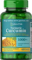 Puritan's Pride Turmeric Curcumin 1000 mg-60 Capsules by Puritan's Pride