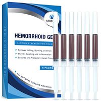 Ariella Hemorrhoid Treatment Gel - Cleaner and Easier Application Than Hemorrhoid Cream and Hemorrihoid Ointment -  Best for Burning Itching Pain Relief -  6 Applicators Included