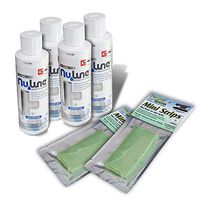 5-Ton HVAC Drain Pan & Drain Line Maintenance Kit, (4) 8 oz. Nu-Line Drain Cleaner (2) PurCool Green PCG5MS Pan Strips