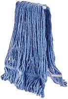 Winco Yarn Mop Head, 32-Ounce, 4 Ply Loop End, Blue