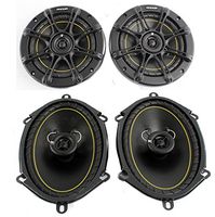 2) Kicker DS60 6.5" 200 Watt+ 2) DS68 6x8" 140W 2-Way Car Coaxial Audio Speakers