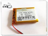BIHUADE 3.7V 3000MAH 804270 Polymer Lithium Battery for MP4 GPS MP3 Bluetooth Stereo DIY Gift