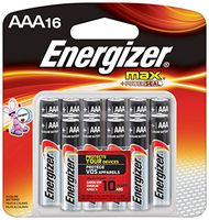 Energizer AAA Batteries, Triple A Battery Max Alkaline (16 Count)