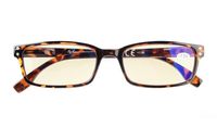 Blue Light Filter Glasses Men Women Reading Computer UV Protection Eyeglasses(Tortoiseshell)+2.5