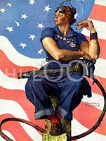 Hi-Look Microfiber Cleaning Cloth - Rosie The Riverter (May 1943)