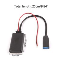 DDlong Car Business CD Bluetooth Module Audio 10Pin Bluetooth AUX Adapter for E46