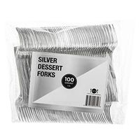 Disposable Mini Cutlery - 100 Pack - by Aya's Cutlery Kingdom (3.75" Forks)