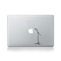 Microphone Vinyl Decal for MacBook (13/15) or Laptop