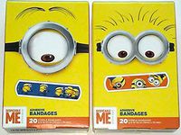 Despicable Me Minions Adhesive Bandages (2 Boxes) Universal Studios, ASO - 40 Total Bandages