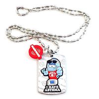 AllerMates Kids Medical Alert Asthma Children's Necklace