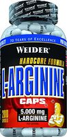 WEIDER - L - Arginine Caps / 200 Capsules - 280 g by Weider