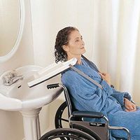 Alimed Wheelchair Eazy Shampoo Hair Washing Tray, 12-3/4"W x 17-1/3"L