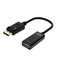 Display Port to HDMI,Antkeet Display Port to HDMI Adapter 1080 4K2K Gold Plated (Male to Female) DisplayPort DP HDMI Cable Adapter Display Port Converter for Projector HP/Dell/Apple Samsung PC la