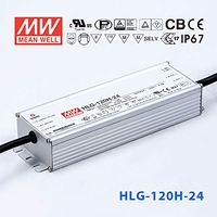 LED Driver Single Output Switching Power Supply 24 Volts, 120 W