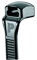Panduit CBR4LH-TL0 Cable Tie, In-Line, Light-Heavy, Weather Resistant Nylon 6.6, 14.6-Inch Length, Black (250-Pack)