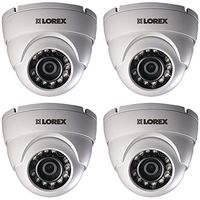 Lorex(r) Lev1522pk4b Lev1522b Super Hd Dome Security Cameras For Lorex(r) Hd Dvr, 4 Pk
