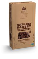 Nature's Bakery Whole Wheat Fig Bars, Double Chocolate Brownie, 1- 12 Count Box of 2 oz Twin Packs (12 Packs), Vegan Snacks, Non-GMO