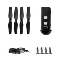 1 Battery+4 Blades + 1 USB Charging Cable Set for SS41 The Beetle Drone