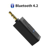 EForces Bluetooth 4.2 Receiver, Portable Wireless 3.5mm Audio Adapter with Aux Adapter for Headphones, Home Speakers, and Car Stereo System