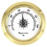 Small #2 Round Analog Hygrometer Humidity Gauge Humidor