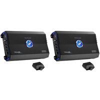 Planet Audio 2000W Class A/B Monoblock MOSFET 2Ohm Car Audio Amplifier (2 Pack)