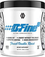 Musclewerks D-Fine8 - Fat Burner Thermogenic, Pre Workout Powder, Appetite Suppressant, Energy & Weight Loss Supplement for Men & Women - 60 Servings Vegan Friendly (French Vanilla Roast)