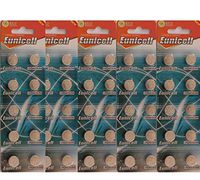 Eunicell 50 x AG13 Alkaline Button Cell Batteries -A76 L1154 SR44 G13 357 PX76A V13GA