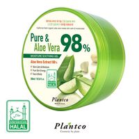 [PLANTCO] 1 Pack Pure & Aloe Vera 98% Moisture Soothing Gel 300ml / Halal Certified/Face, Body, Hair Moisturizing