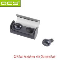 QCY Wireless Earphones, Mini Wireless Bluetooth 4.1 Earbuds with Mic, Stereo In-ear Bluetoth Sports headphones for Smartphones, with a Portable Case for Charging and Storage