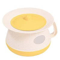 ZSPPPP 痰盂 Indoor Basin Plastic Children's Potty Child Toilet Urinal Basin Household Pregnant Women Urine Bucket Bucket Potty Adult Urinal with Lid Indoor Bedroom (Color : Brass)