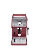 De'Longhi ECP3220R 15 Bar Espresso Machine with Advanced Cappuccino System, 11.4 x 9.5 x 14.2 inches, Red