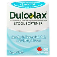 DulcoEase Stool Softener with HydroSoft Action, 25 Liquid Gels