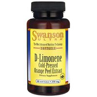 Swanson D-Limonene Cold-Pressed Orange Peel Extract 250 mg 60 Sgels