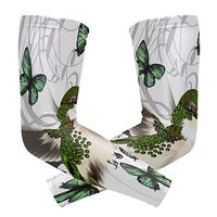 LEVEIS Bird Arm Sleeves UV Protection for Men Women Sunblock Protective Gloves Running Golf Cycling Driving Long Arm Cover 1 Pair