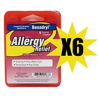 Uni's Allergy Relief Six Count Single Dose Relieving Sneezing, Itchy or Watery Eyes, Runny Nose and Itchy Throat
