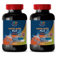 antioxidant Free Radical Formula - Water Away Pills 700MG - Immune System Diet - 2 Bottles (120 Capsules)
