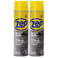 Zep Musty Odor and Garbage Odor Eliminator 10 Ounce 1049475 (Pack of 2) Great for Basements, Garages, Attics and Other Confined Spaces