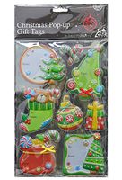 Christmas Pop Up Gift Tags - Christmas Gift Wrap - Christmas Accessories