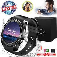 Android Smart Watch for Women Men, 2019 Bluetooth Smartwatch Smart Watches Touchscreen with Camera, Cell Phone Watch with SIM Card Slot Compatible Android Samsung iOS Phones XS 8 7 6 Note 8 9 Adult