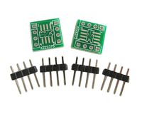 20pcs SOP8 SOIC8 1.27mm to DIP8 Adapter SMD Convertor 2.54mm Header Strip